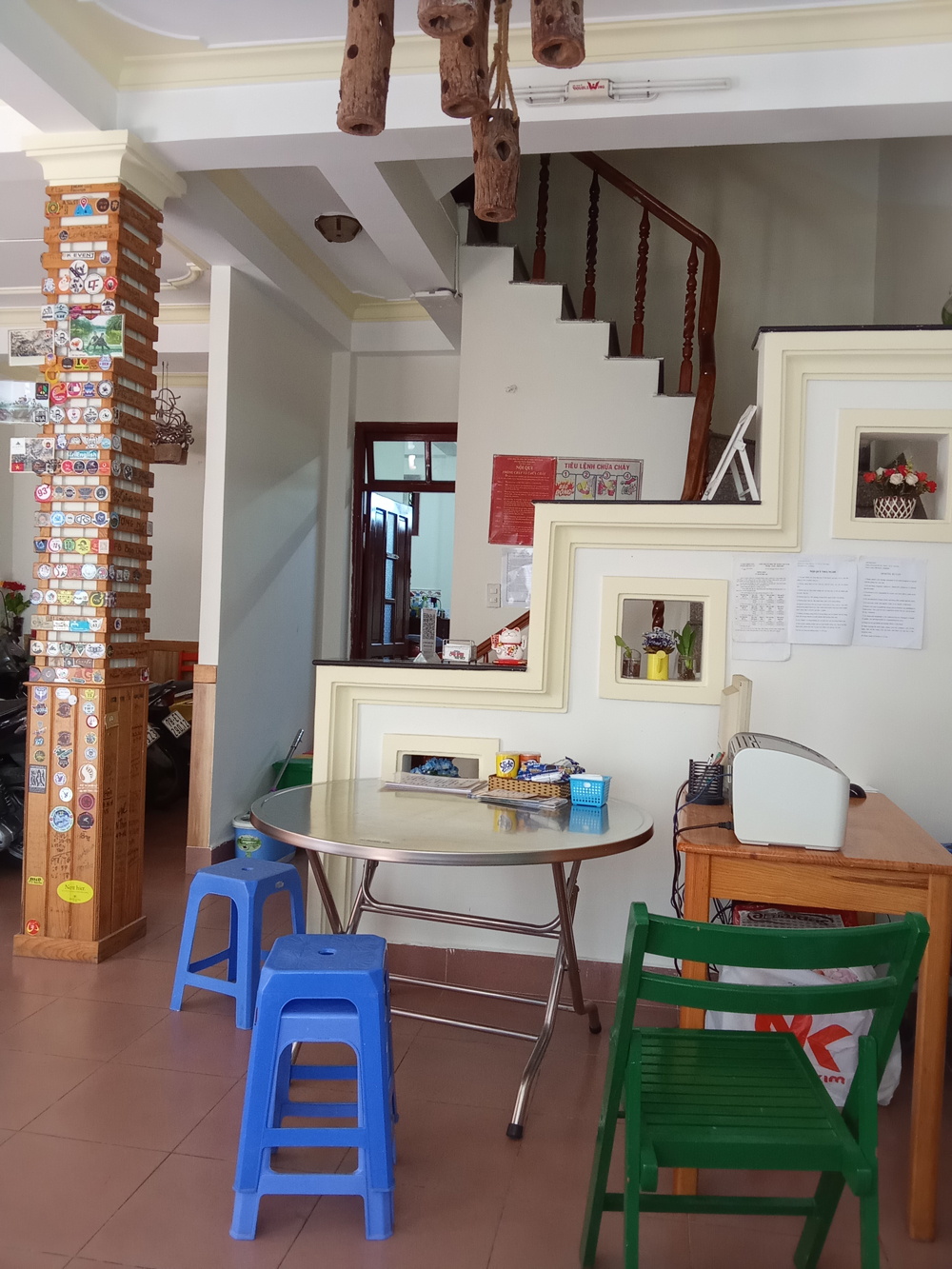 dalat happy hostel 共用スペース